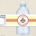 Sock Monkey - Personalized water bottle labels - Set of 15