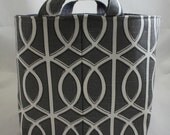 SALE Storage Basket bin 10 X 10 x 10 Bella Porte Charcoal