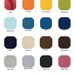 fabric bin storage organizer 10 X 10 x 10 with natural cotton webbing for handles Choose your colors