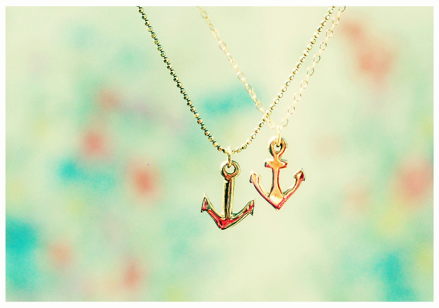 Tiny Bronze Anchor Necklace (for HHCRI)