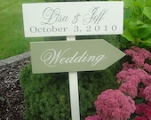 Wedding Welcome Signs.  Personalized Wood Directional Signs with Arrows.  Perfect for your Wedding, Ceremony, Reception or Event.
