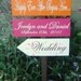 Directional Signs with Arrows.  Wedding Welcome Sign.  Custom sign for your Wedding, Reception or Special Event.