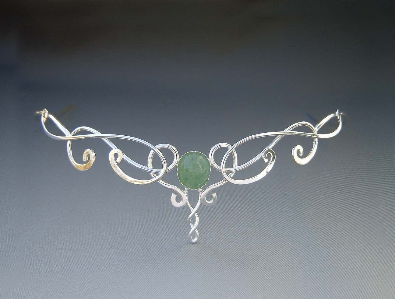 Evermore Circlet Headpiece Wedding Bridal Celtic Elven Medieval Fairytale Renaissance Headdress Tiara