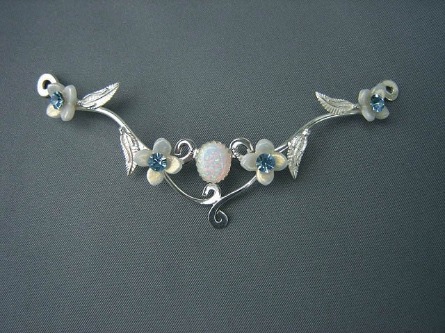 Innocence Necklace Pendant silver Nature Flower Wedding Bridal
