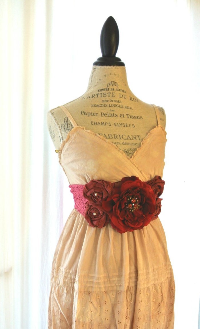 Gypsy cowgirl Slip Dress, romantic, boho, Farm Girl chic, vintage, tea stained, womens clothing, bohemain, beach, party dress, sundress