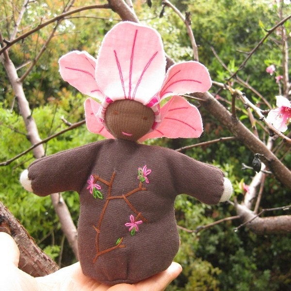 Waldorf Doll - Miss Peach Blossom - Made to Order