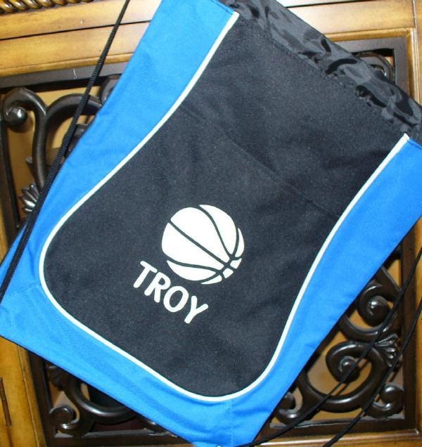 Personalized Drawstring Backpack  Two-Tone Color