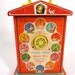 Vintage Fisher Price Musical Tick Tock Clock Learning Toy 998