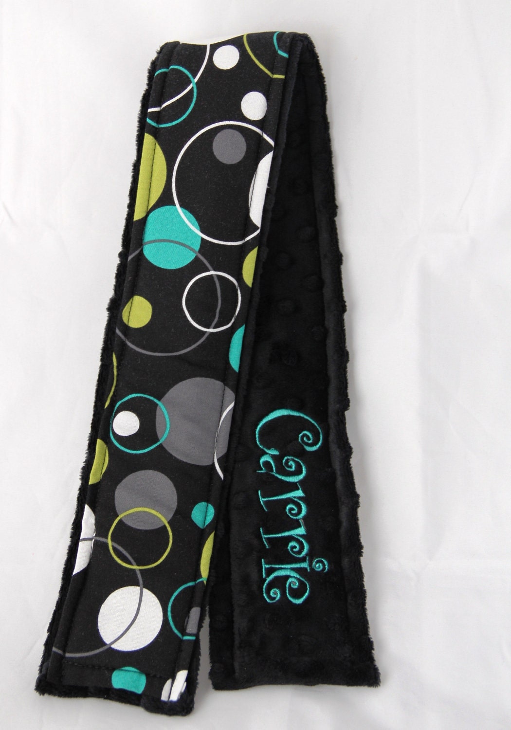 Personalized Camera Strap Cover ... Name on back side - Pick your favorite from this Michael Miller Line-