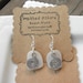 Nautical Rope Lake Erie Beach Glass Earrings