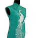 RESERVED FOR ERINVintage Dress Cheongsam Asia Style - Embroidered Peacock