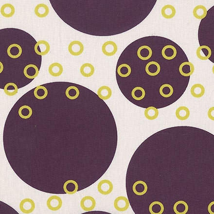 Imaginary Flowers Fabric from Saffron Craig, Spots and Bubbles Fat Quarter (.25m)