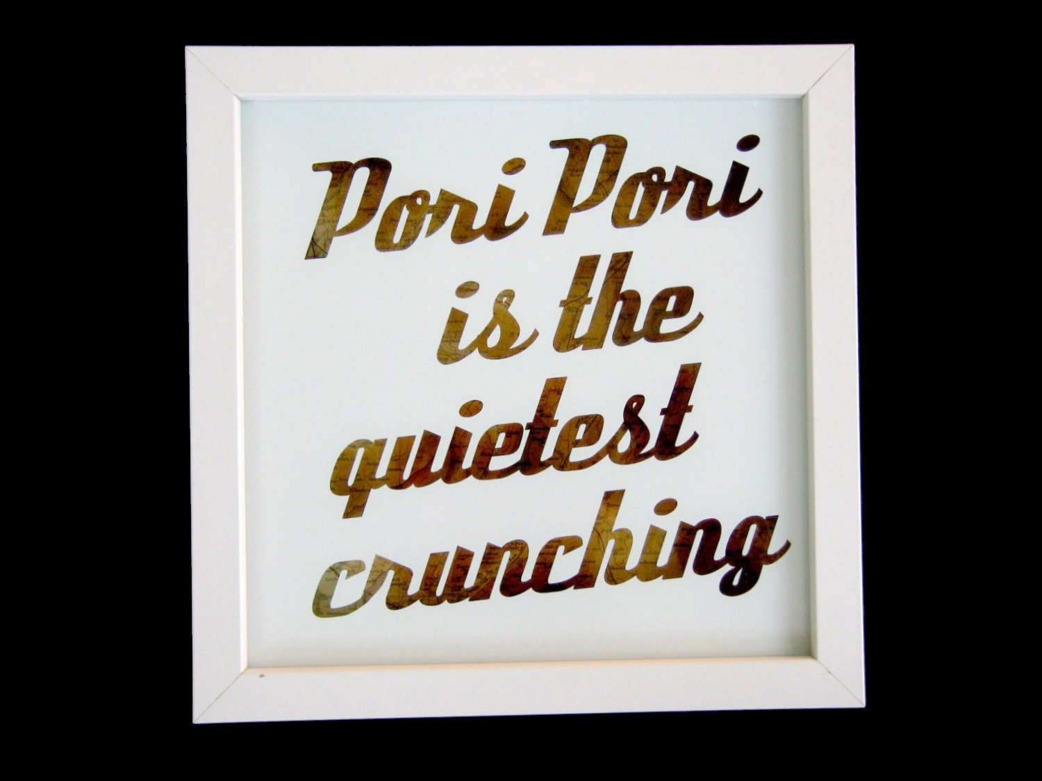 pori pori is the quietest crunching