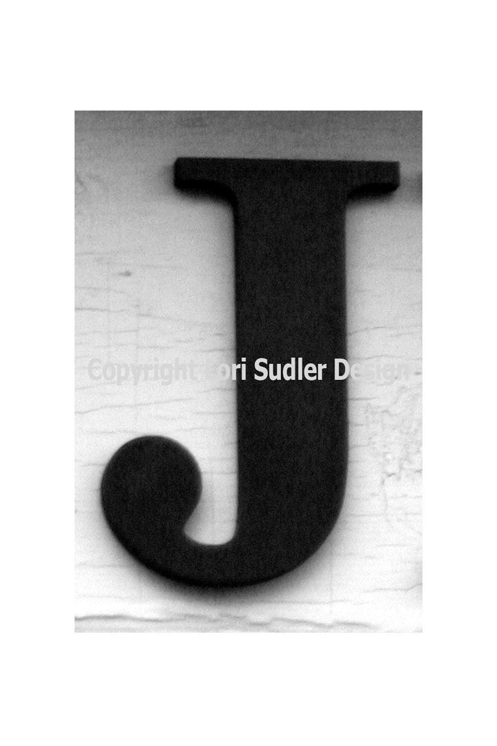 Letter Art Letter J Spell It Out letter J03