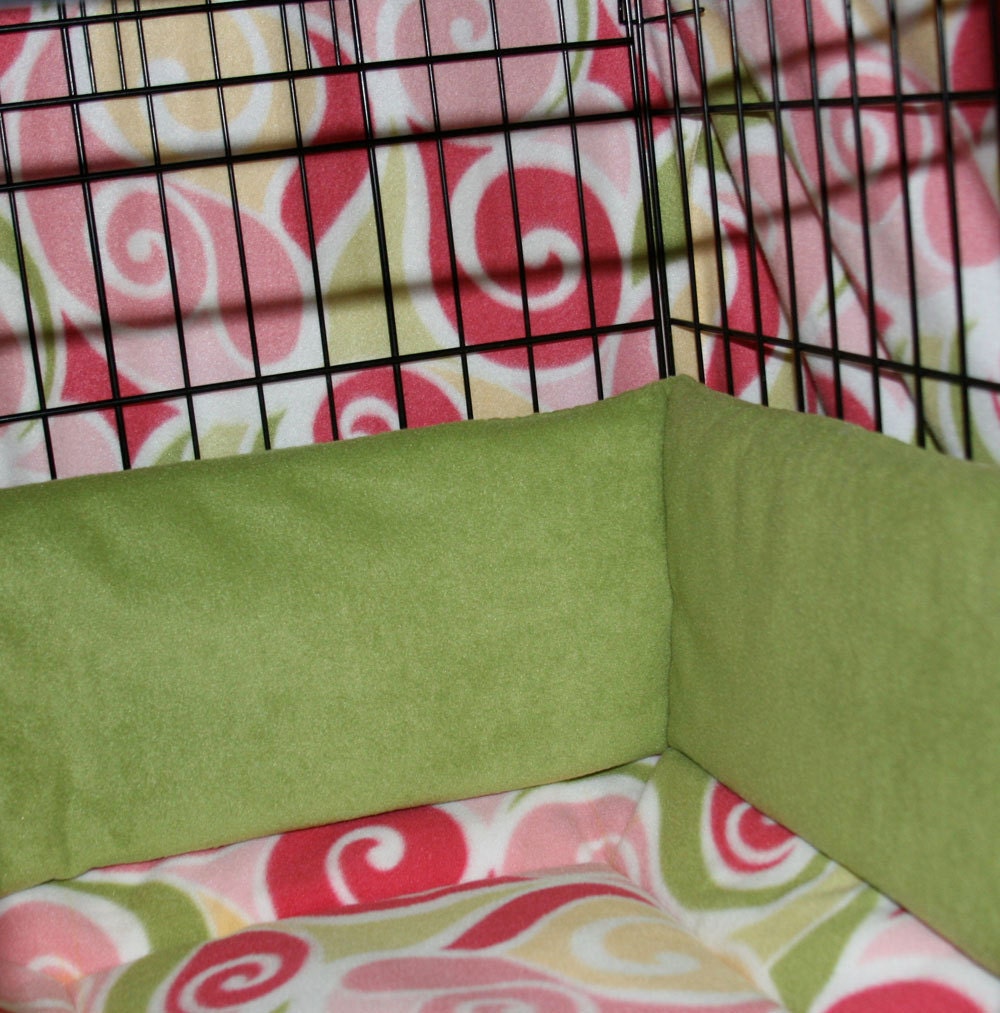 CUSTOM Dog Crate Bumpers for 24" crate for Kristen