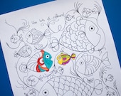Fish Colouring and Activity Pages (Digital)