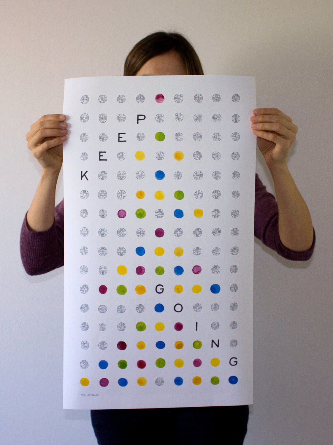 Motivational Poster: Candied Polka Dots