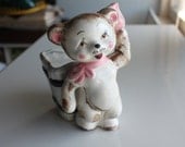 Teddy Bear Nursery Planter - Pink Bow and Pink Bell