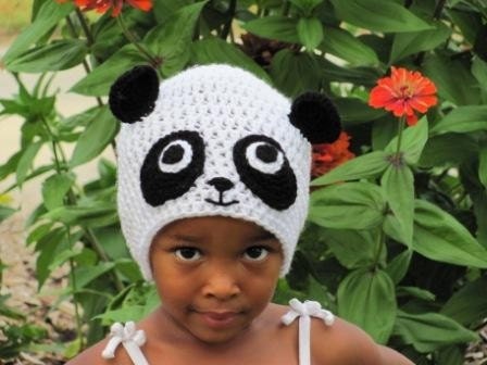 Panda Bear Beanie Hat