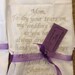SCRIPT Heirloom Personalized Wedding Handkerchief Custom Embroidered