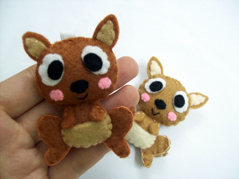 Cute Kangaroo Keychain, Ornament, Magnet - Sophia, Chloe