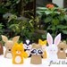 PDF Pattern: Woodland Creatures 02 Felt Finger Puppets