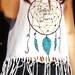 Handmade Dream Catcher Tank With Frindge.
