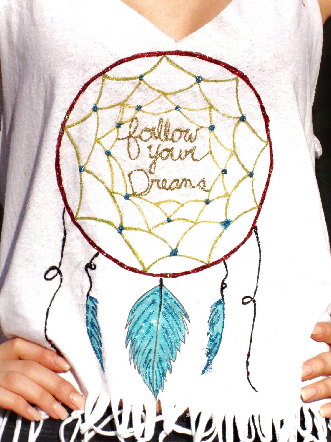 Handmade Dream Catcher Tank With Frindge.