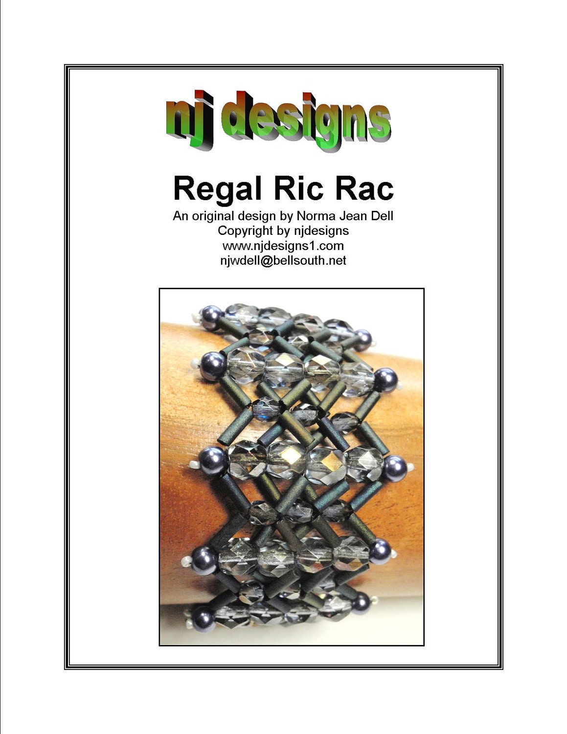 Instructions for Regal Ric Rac       -    Beading tutorial
