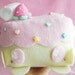 Strawberry/Vanilla Cake Cellphone/Music Electronics Plush Plushie Holder Kawaii Cute Fairy Kei Decora Deco OTT Sweet Lolita Girly Room Decor