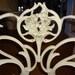 Ivory iron vanity chair. RESERVED