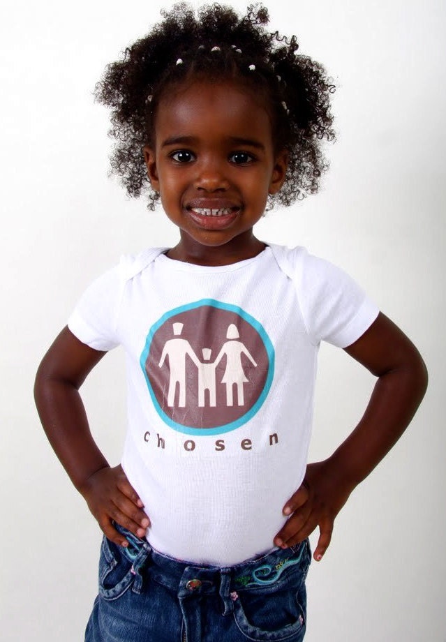 Custom Listing for sdproffitt CHOSEN adoption SHORT-SLEEVE onesie