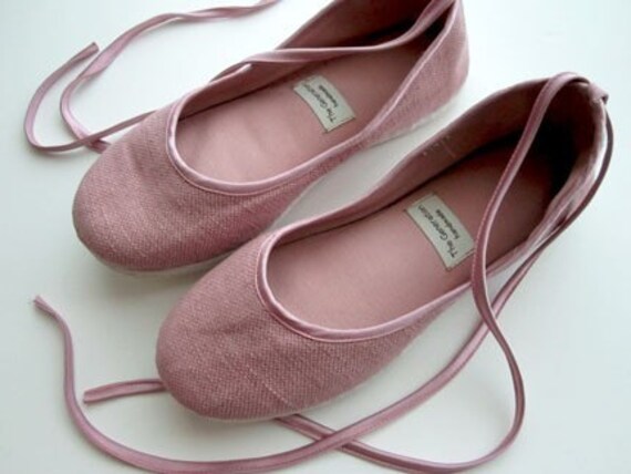 pink ballet flats