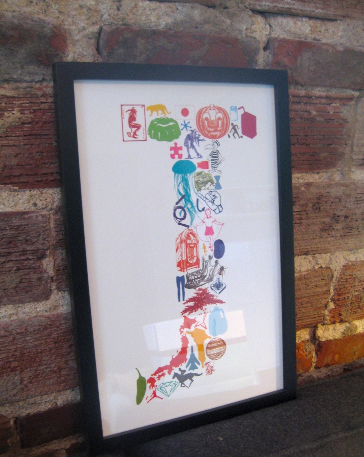 J is for... (11 x 17 Letter J Poster)