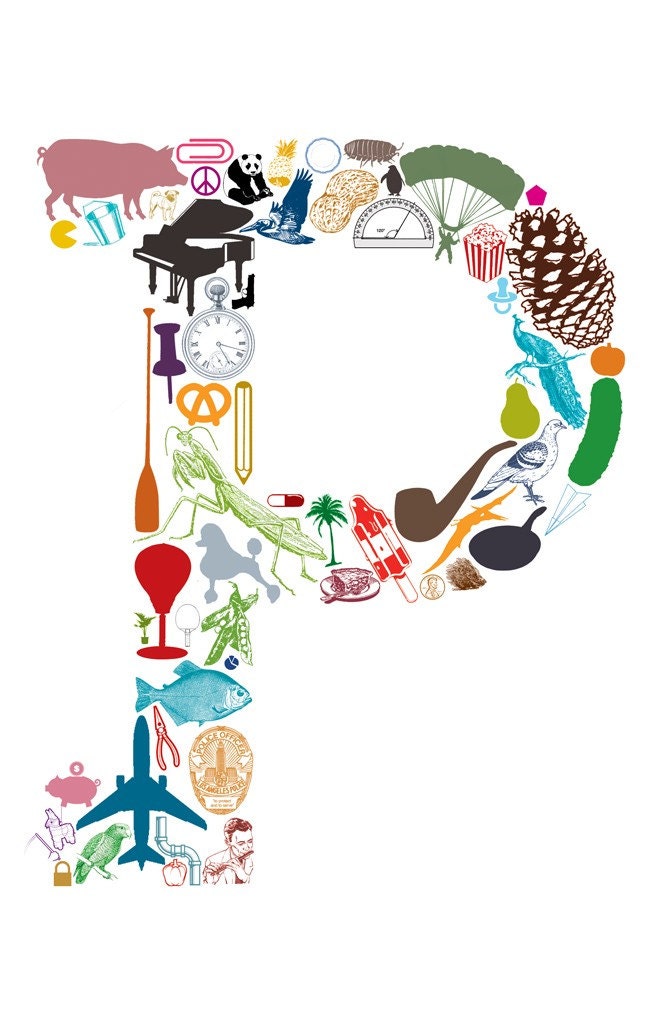 P is for... (11 x 17 Letter P Poster)