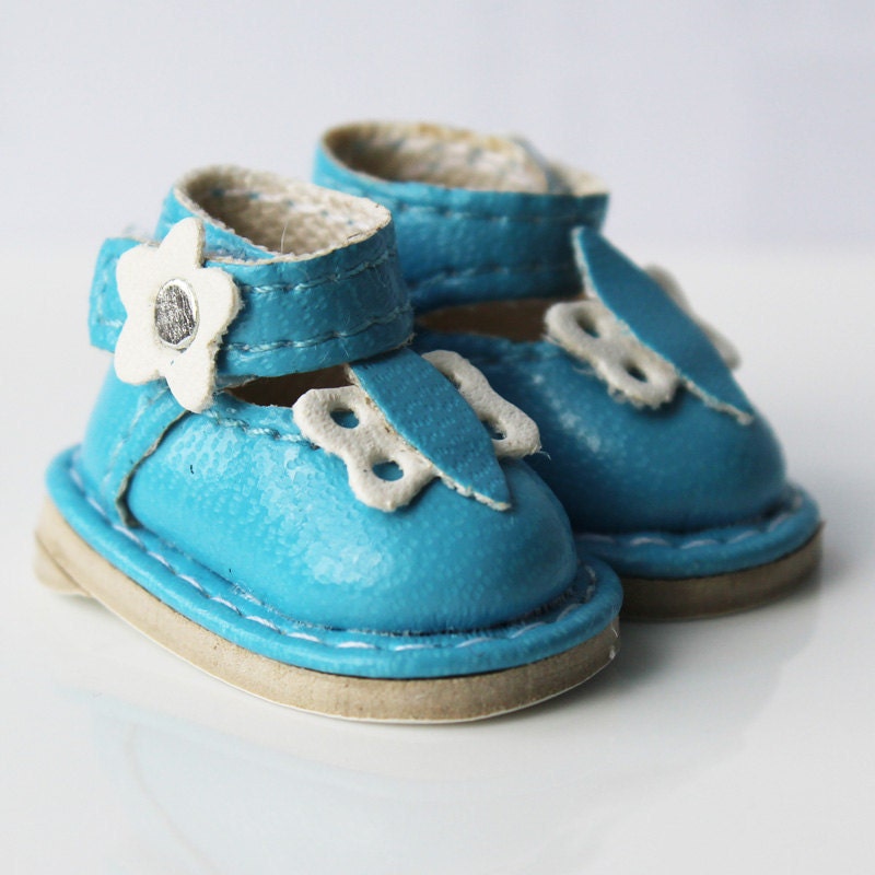 Blue Mary Janes