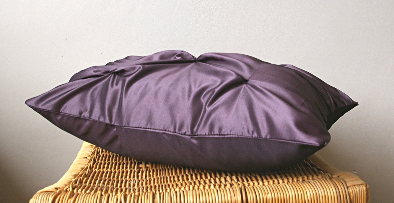 Decorative Lilac Purple Lumbar Pillow Case 12 x 18 in NIA DESIGN