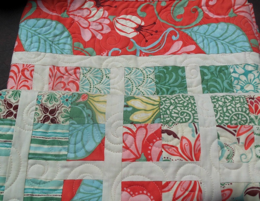 Fandango Four Patch Lap Quilt