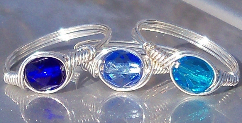 You Choose ANY 3 Argentium Sterling Silver Rings