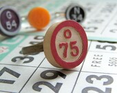 Repurposed Vintage Bingo Marker Ring