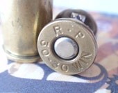 RP 30 30 Rifle Bullet Casing  2 tone Tie Tack lapel pin