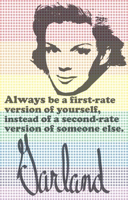 Judy Garland Print 11x17 - Famous Seniors