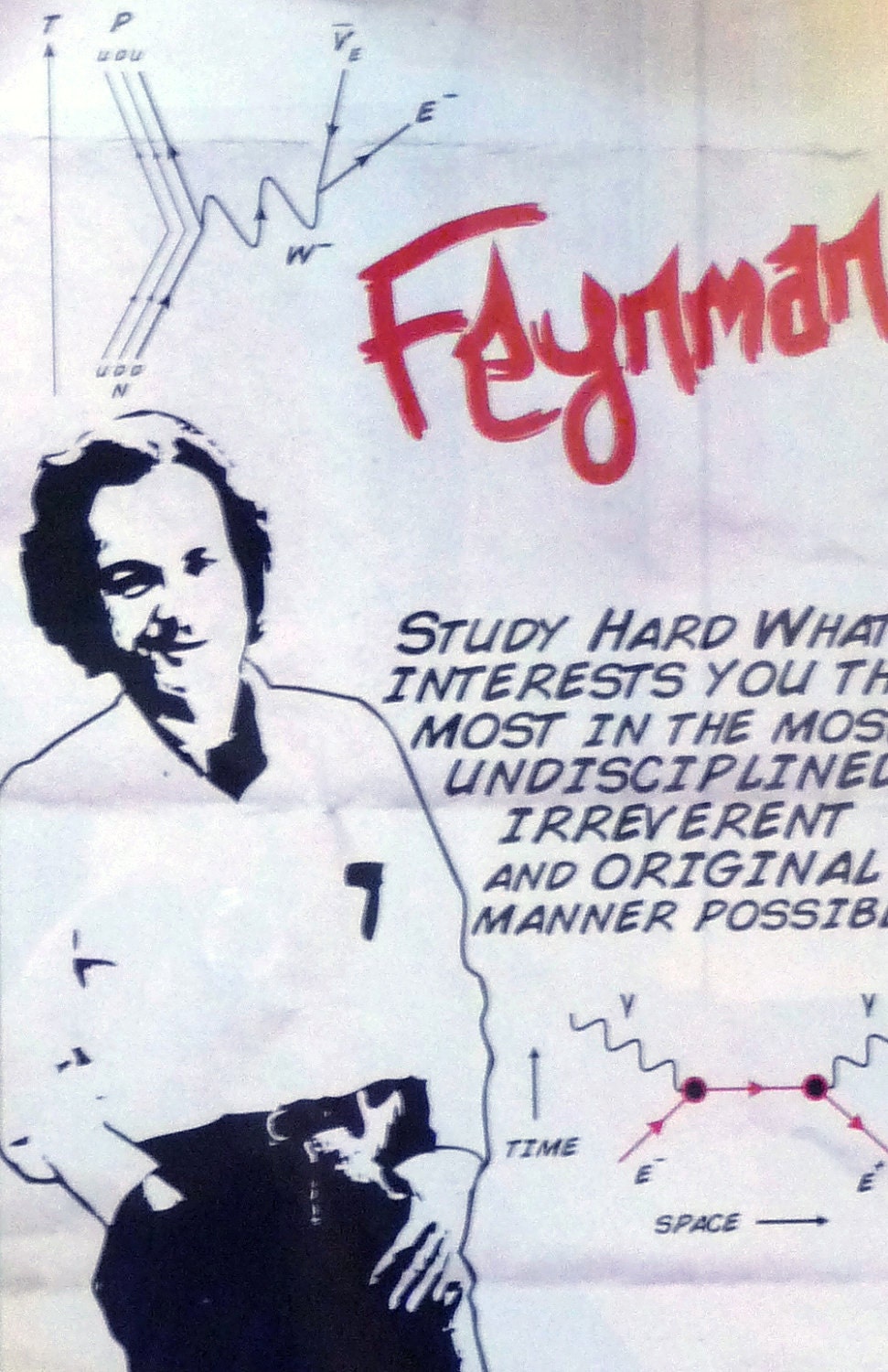 Richard Feynman Print 11x17 - Famous Seniors