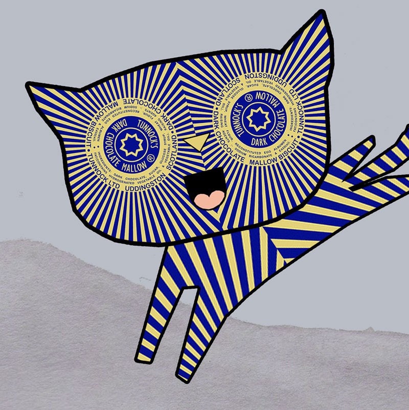 Teacake Kitten - Original Digital Print