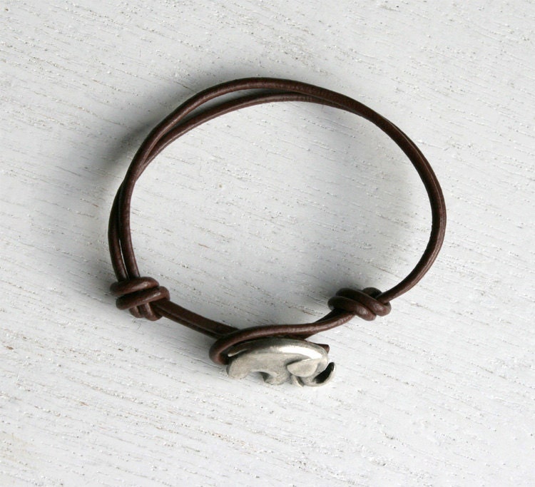Elephant Leather  Bracelet (13 colors to choose)