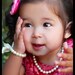 Little Girl Pearl and ribbon Necklace and Bracelet set perfect for flower girl gift or first pearls. Custom made just for you
