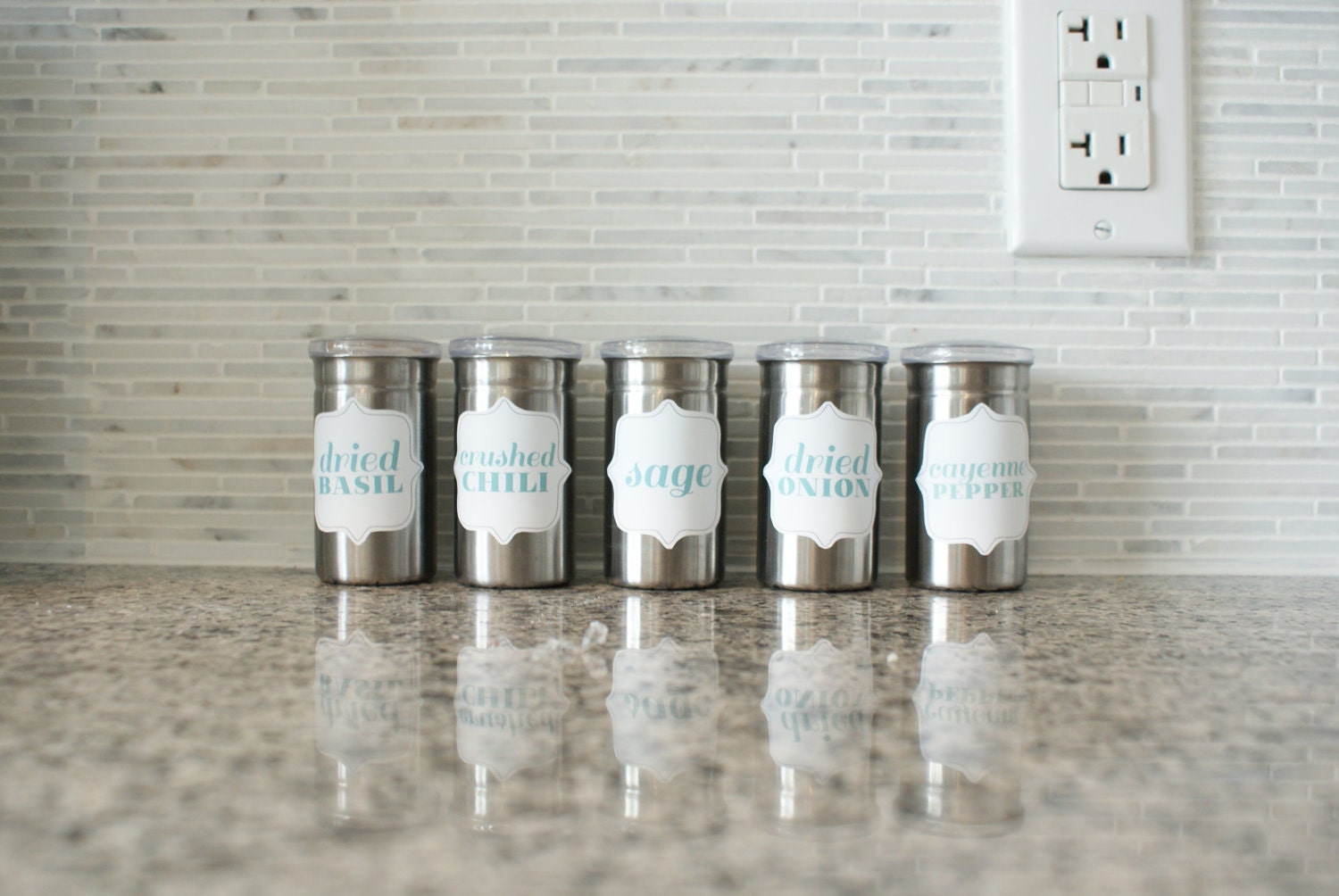 Printable Kitchen Spice Labels - 24 Labels for your Spice Pantry