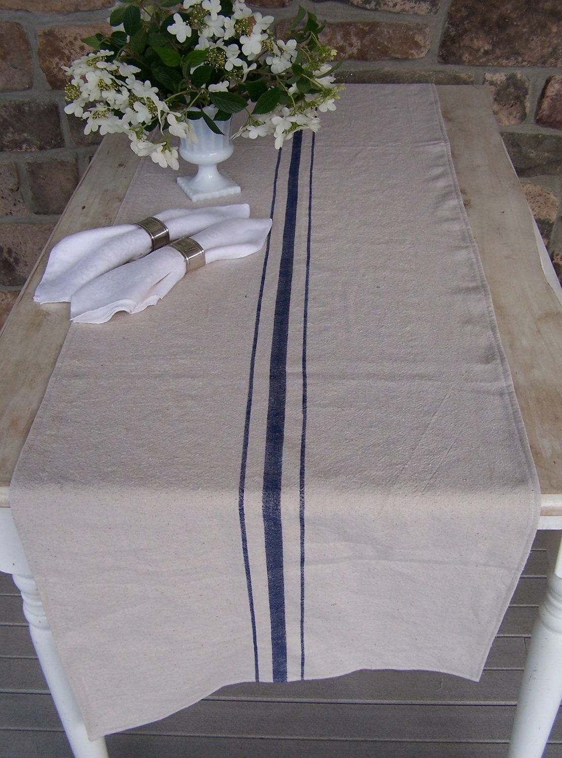 Blue Table Runner