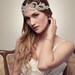 Bridal Crown Headpiece - Victorian Rhinestone Halo Headband