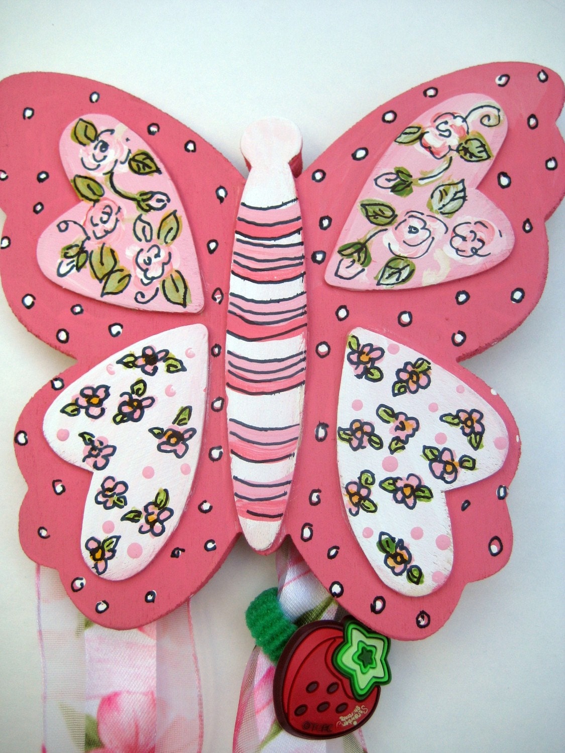 Butterfly hairbow holder